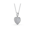 Bubble Heart Pendant Necklace