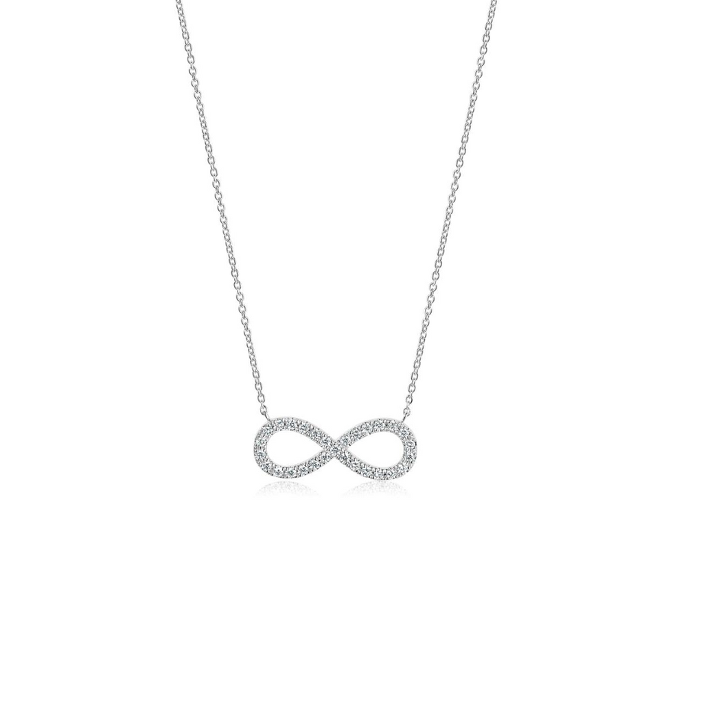 Infinity Silver Pendant Necklace