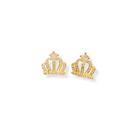 Queen Crown Stud Earrings