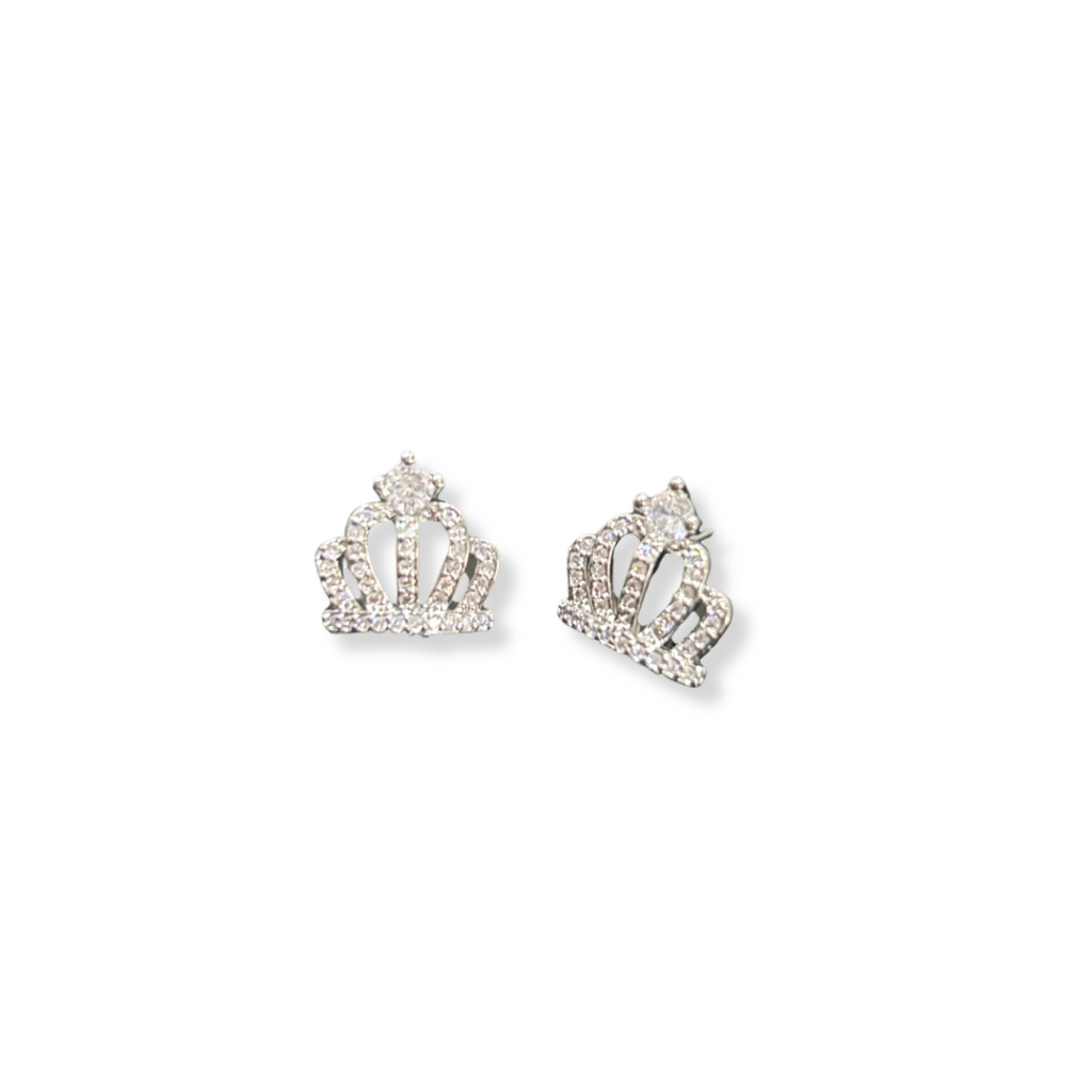 Queen Crown Stud Earrings