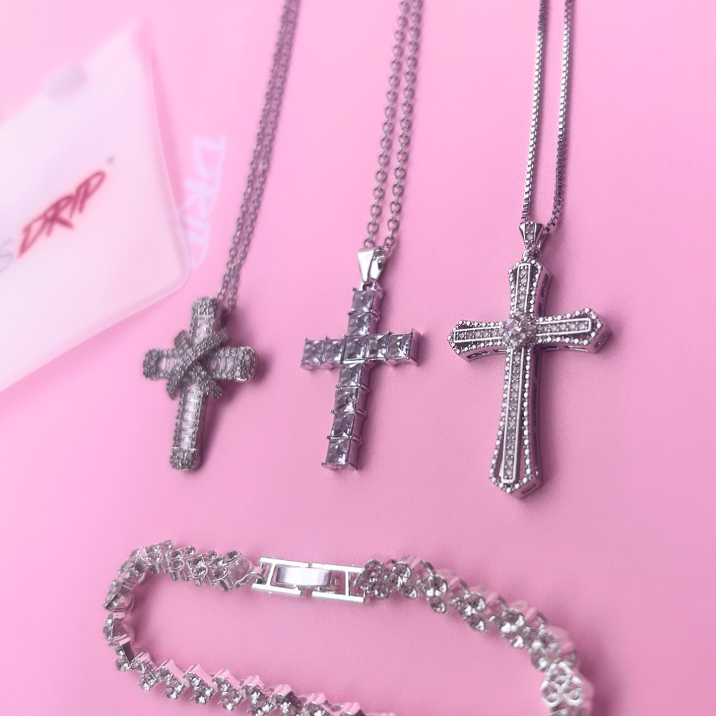 Miss Drip Cross & Amour Bracelet Bundle ( X2 Piece Bundle )