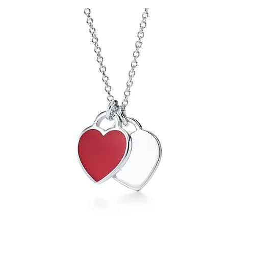Desire Double Heart Pendant Necklace