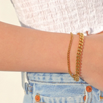 Miss Drip Gold Cuban Bracelet
