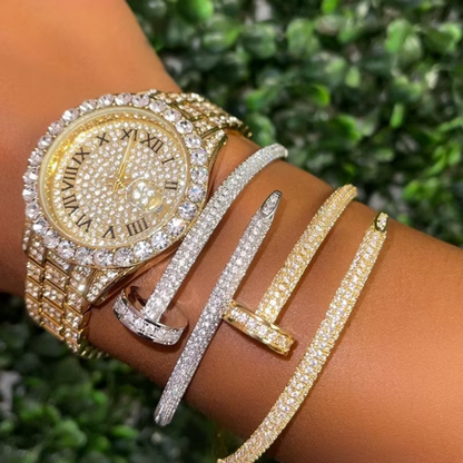 The Miss Drip Ice Diamond Watch