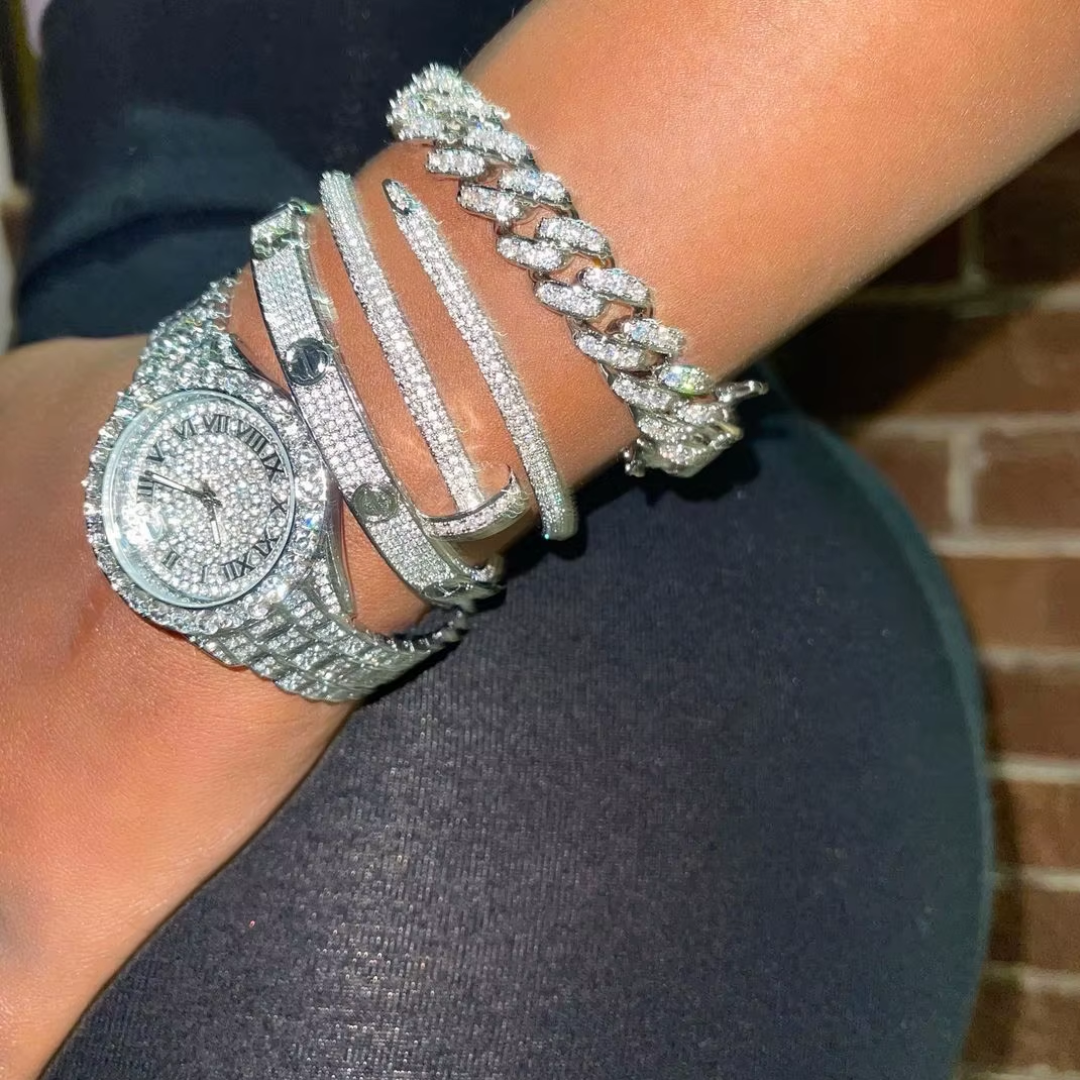 The Miss Drip Ice Diamond Watch