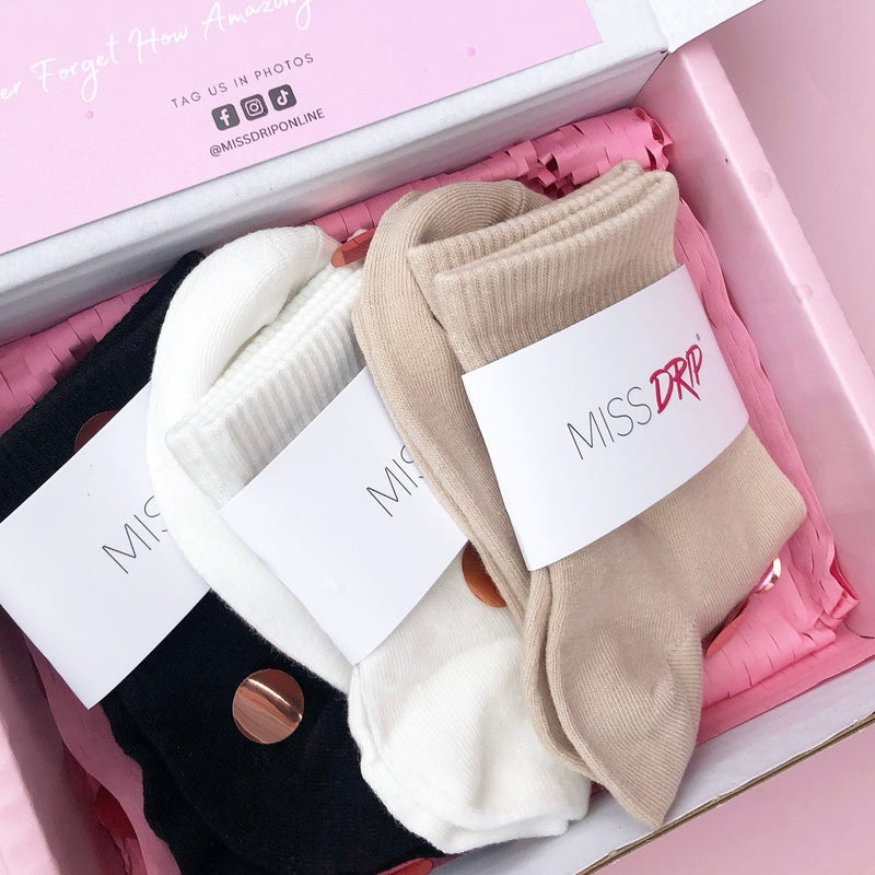 Miss Drip Sock Bundle X3