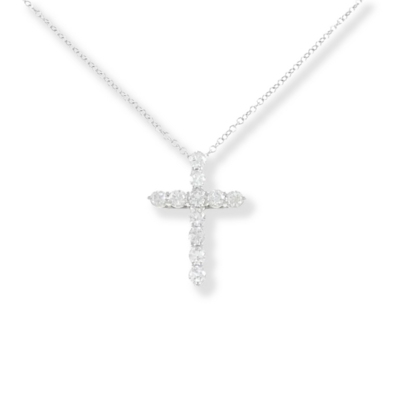 Sienna Sterling Silver Cross Necklace