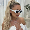 Venus V Designer Dupe Sunglasses White
