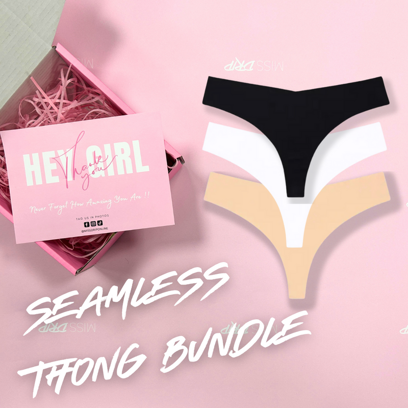 Seamless Thong Bundle x3