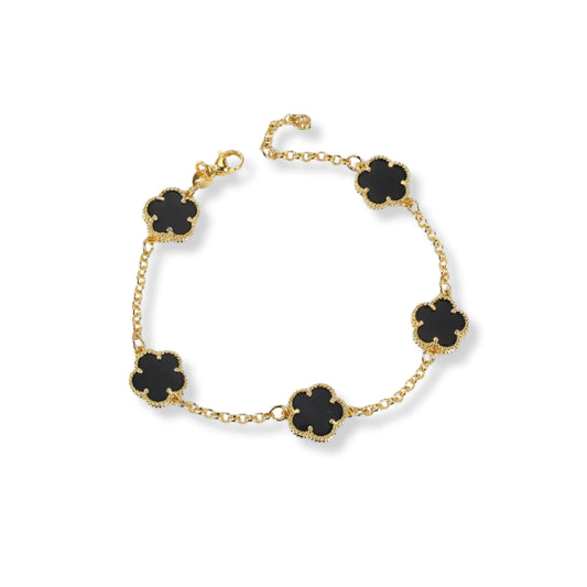 Lydia Clover Bracelet GOLD