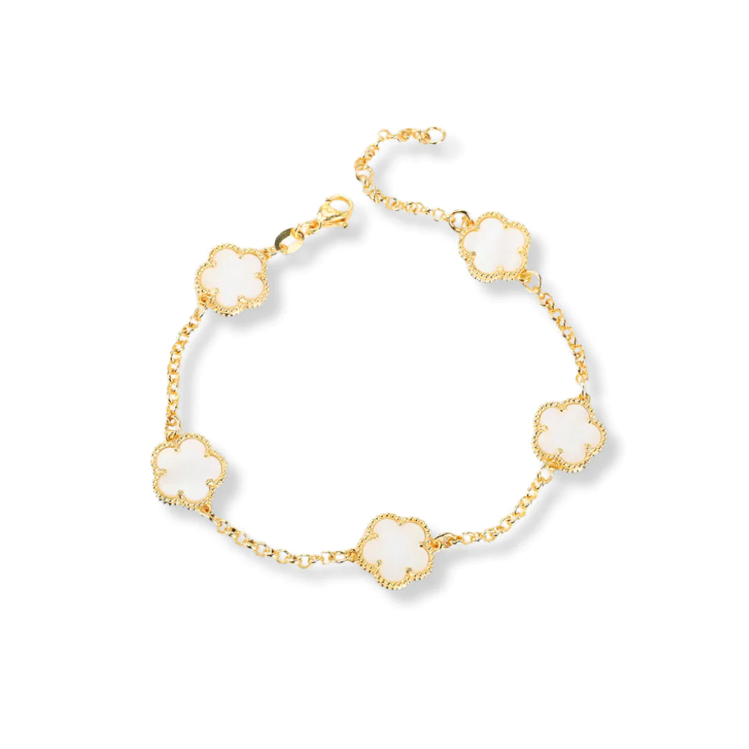 Lydia Clover Bracelet GOLD