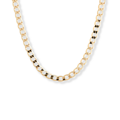 Cuban 8mm Chain Gold Necklace