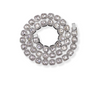 Ariel-Zirkonia-Quadrat-Strass-Halskette, 12 mm, Silber