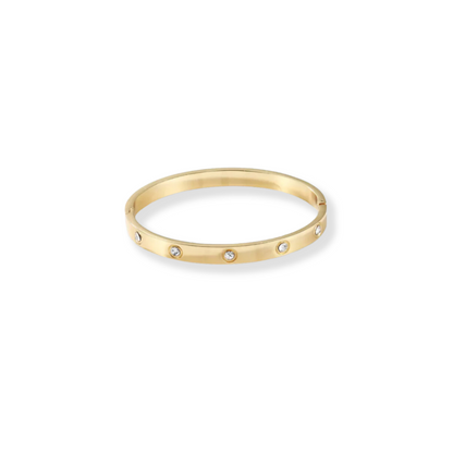 Kimmie Gold Bangle Bracelet