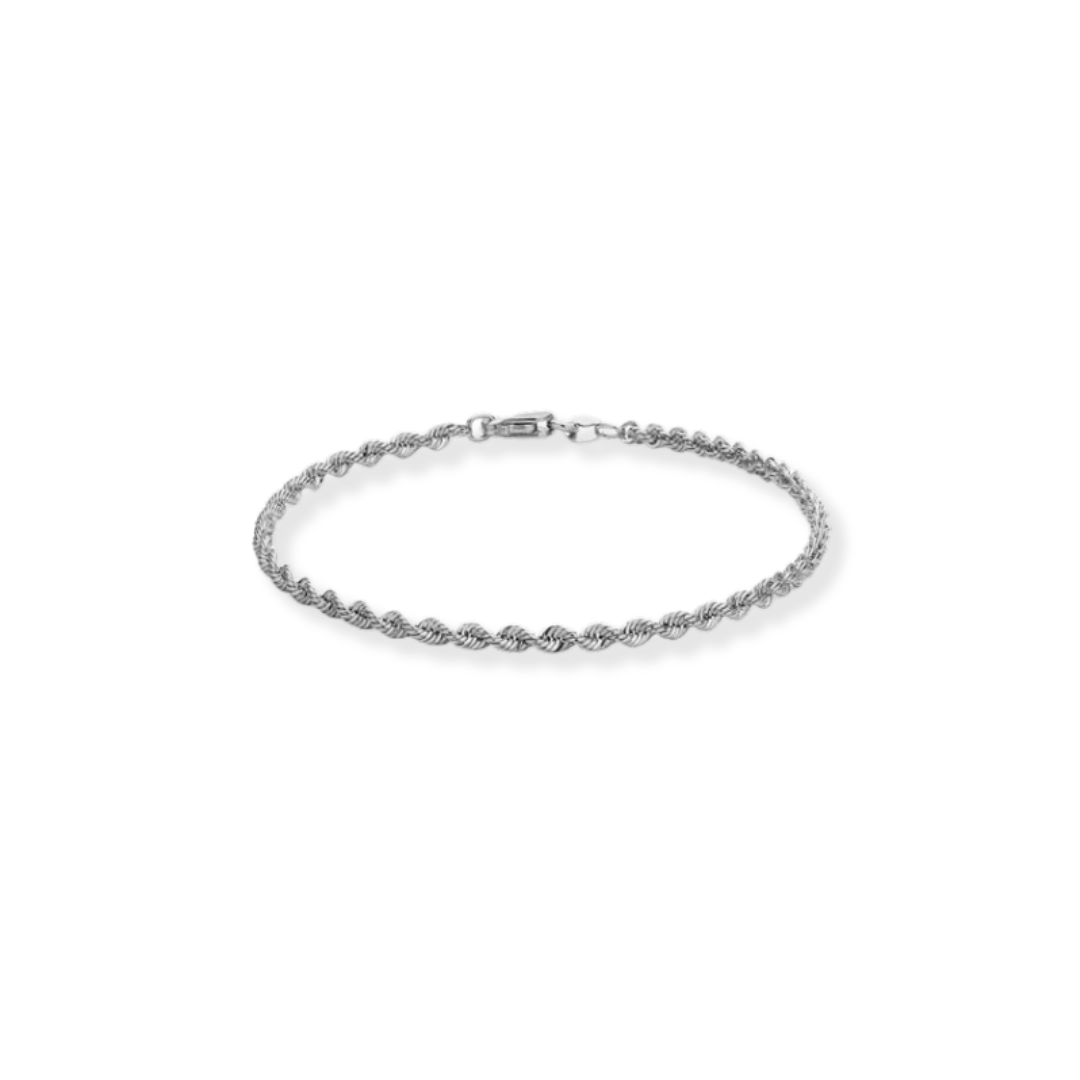 Bracelet Corde Argent