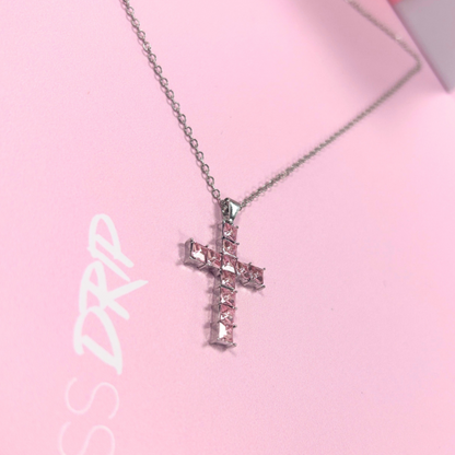 Esme Zircone Sterling Croix Rose