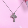 Silberne Skyla-Kreuz-Halskette