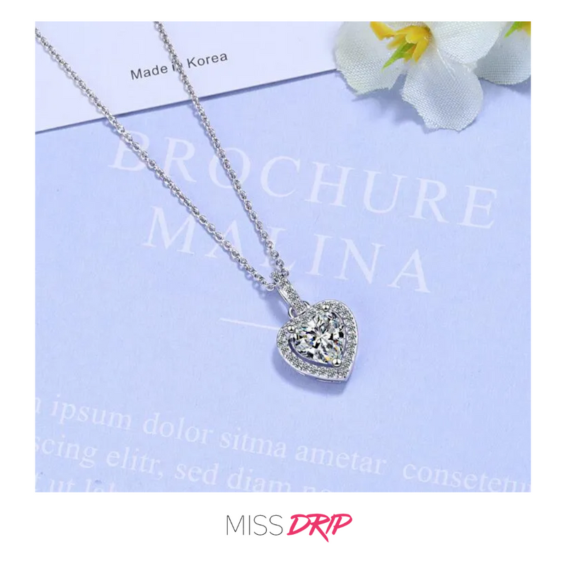 Cally 925 Sterling Silver Heart Pendant