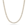 Angel Gold Zirconia Tennis Chain Necklace