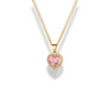 Larna Gold Heart Pendant Necklace