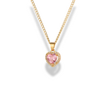 Larna Gold Heart Pendant Necklace