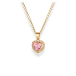 Larna Gold Heart Pendant Necklace