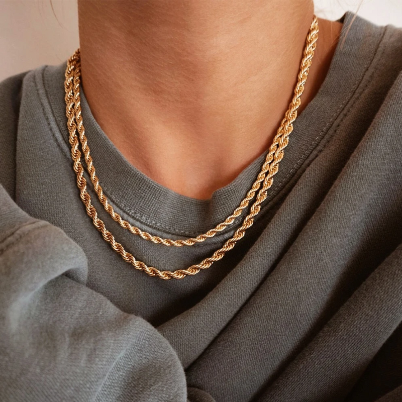 Miss Drip Gold Rope Chain 5mm