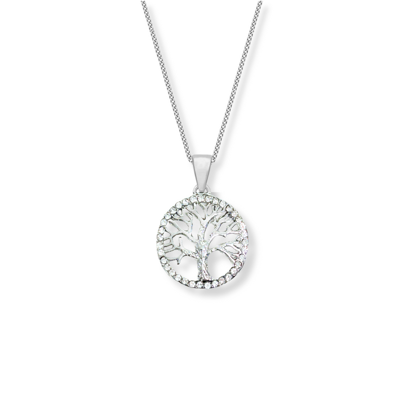 Tree Of Life Silver Pendant Necklace