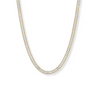 Baguette Rectangle Cut Zirconia CZ Tennis Chain Necklace