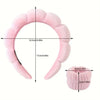 Miss Drip Spa/Makeup Pink Headband 3pc Set