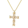 Olivia Double Cross Pendant Necklace