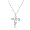 Olivia Double Cross Pendant Necklace
