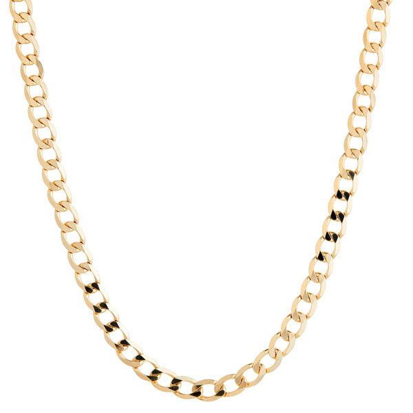 Cuban 8mm Chain Gold Necklace