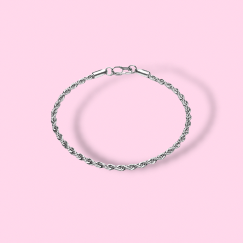 Bracelet Corde Argent