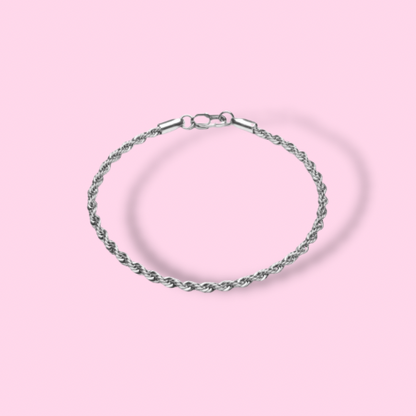 Bracelet Corde Argent