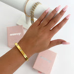 Kimmie Gold Bangle Bracelet