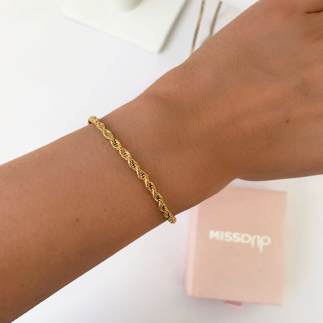 Gold Rope Bracelet